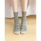 Chaussettes motif fleur