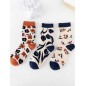 Chaussettes motif fleur