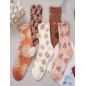 Lot 5 chaussettes motif