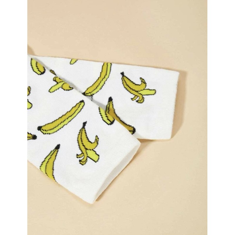 Chaussettes motif banane