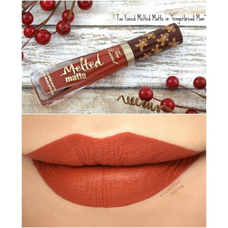 Liquéfies matte long wear Too faced gingembre as man