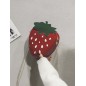 Sac à bandoulière motif fraise