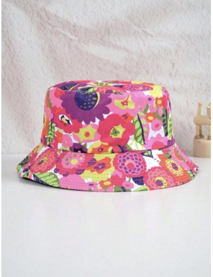 Chapeau d’été motif fleur