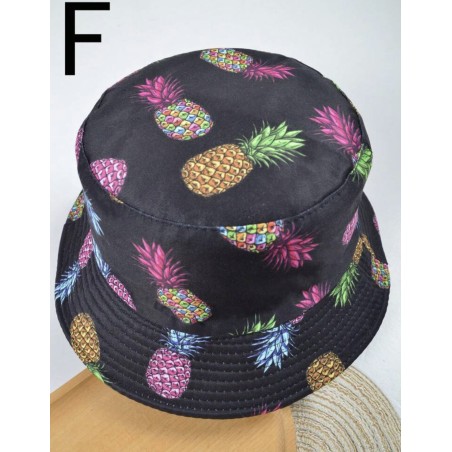 Chapeau d’été motif ananas