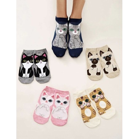 Chaussettes motif animaux