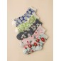 Chaussettes motif fleur