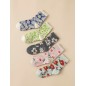 Chaussettes motif fleur