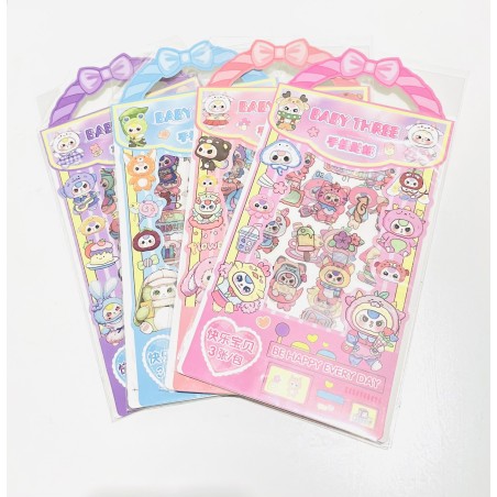 Sticker baby three