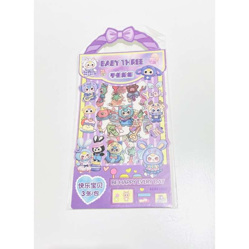 Sticker baby three