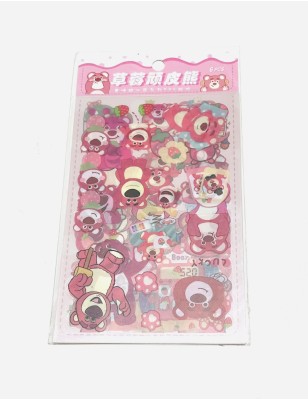 Sticker panda rose