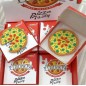 Gomme à crayon motif pizza