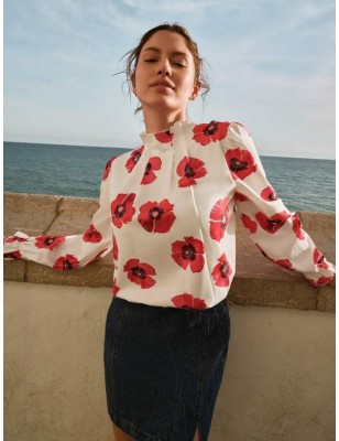 Blouse fleurs