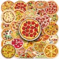 Random 10 pièce sticker pizza