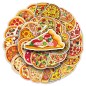 Random 10 pièce sticker pizza