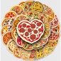 Random 10 pièce sticker pizza