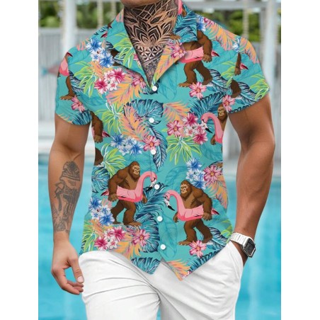 Chemise motif pour homme