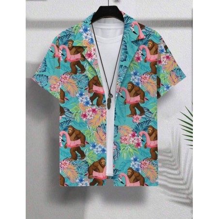 Chemise motif pour homme