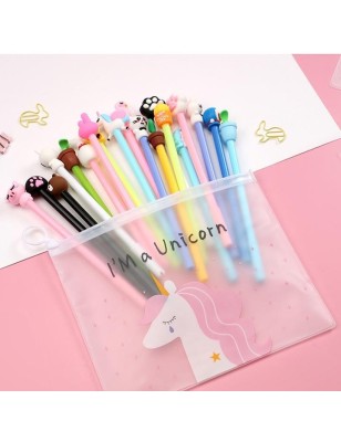 Stylo multicolore animal