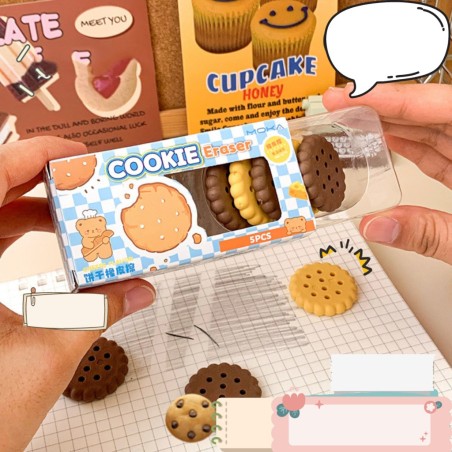 Gomme motif cookie