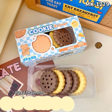 Gomme motif cookie
