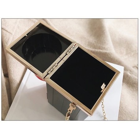 Sac à bandoulière motif rouge à lèvres