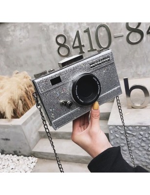 Sac à bandoulière motif caméra