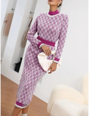 Ensemble Pull et jupe en maille