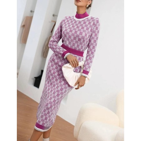 Ensemble Pull et jupe en maille