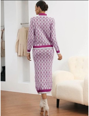 Ensemble Pull et jupe en maille