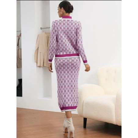 Ensemble Pull et jupe en maille