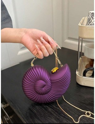 Sac à soirée motif escargot