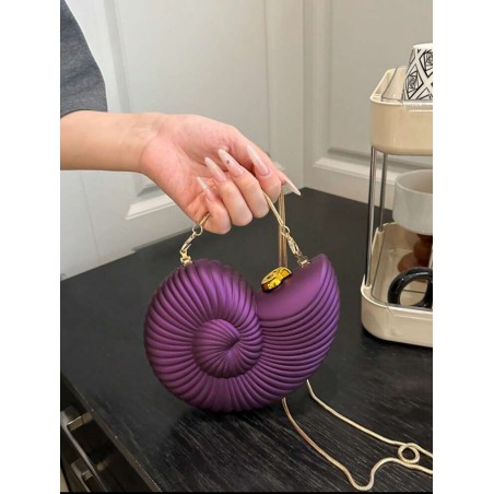 Sac à soirée motif escargot